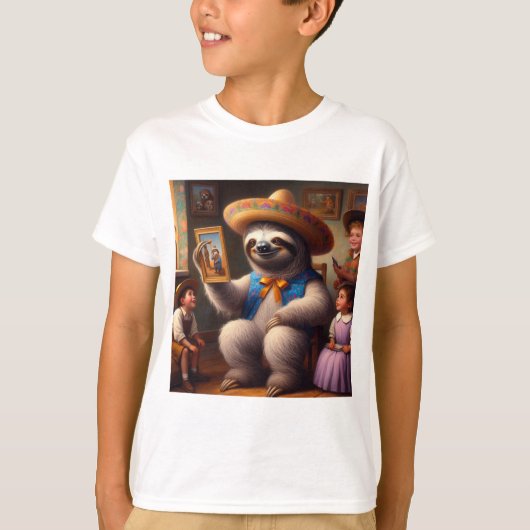 luiaard opa t-shirt (Voorkant)