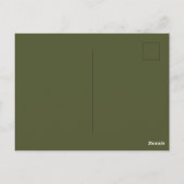 luiaard picknick briefkaart (Achterkant)