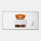 Luiaard pizza grappig vreemd grap meme schattig ge bureaumat (Keyboard & Muis)