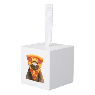 Luiaard pizza grappige rare grap meme schattig gel decoratie