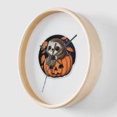 luiaard pompoen Halloween sticker Oversized T-Shir (Hoek)