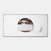 luiaard pompoen Halloween sticker Oversized T-shir Bureaumat (Keyboard & Muis)