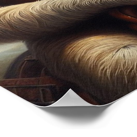 luiaard poster (Hoek)