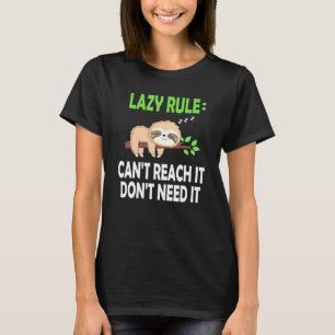 luiaard pyjama nachtjapon slaap pyjama t-shirt