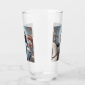 Luiaard ridder vechten draken glas (Rechts)