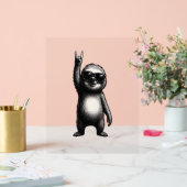 Luiaard Rocking Dance Acryl Bord (Huwelijk)