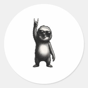 Luiaard Rocking Dance Ronde Sticker