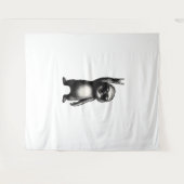 Luiaard Rocking Dance Wandkleed (Voorkant (horizontaal))