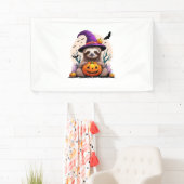 Luiaard Roze Pet Halloween Spandoek (Insitu)
