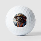 Luiaard Samurai Golfballen (Voorkant)
