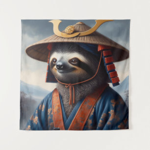 Luiaard Samurai Wandkleed