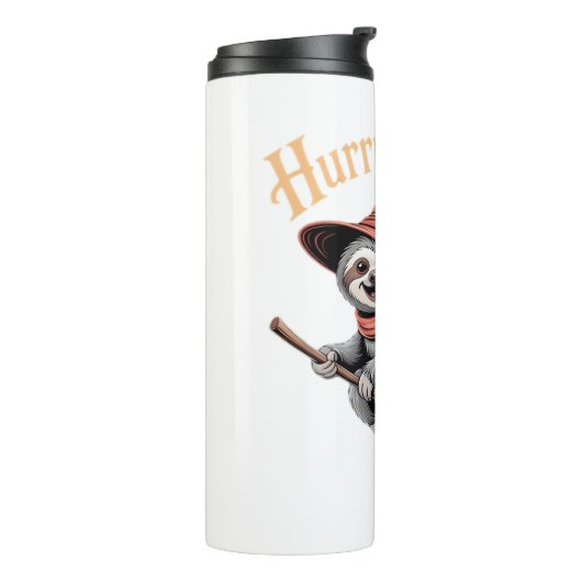 Luiaard Schattige Halloween Witch Funny Essential Thermosbeker (Gedraaid links)