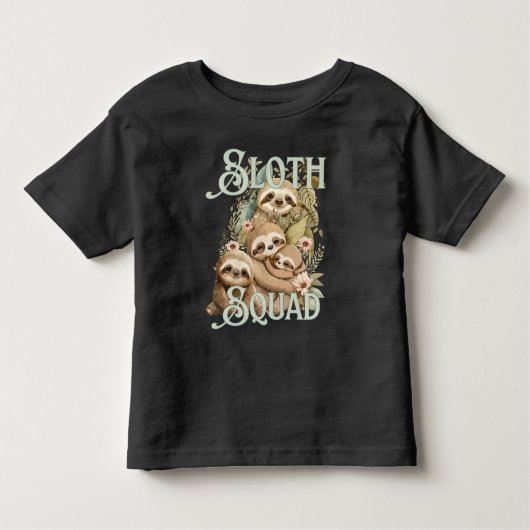 Luiaard, schattige luiaard kinder shirts (Voorkant)