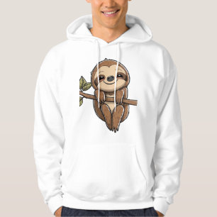luiaard Schattigee luiaard Schattigee Cartoon Hoodie