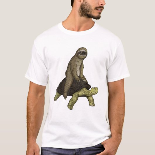 Luiaard Schildpad Shirt Luiaard Ridder Schildpad S (Voorkant)