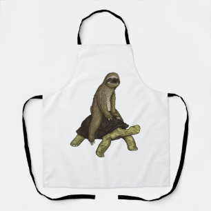 Luiaard Schildpad Shirt Luiaard Ridder Schildpad S Schort