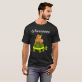 luiaard schildpad slak piggyback dier luie luiaard t-shirt (Voorkant volledig)