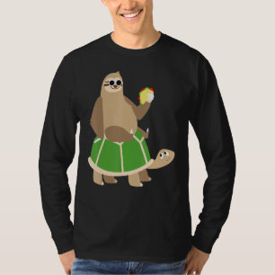Luiaard Schildpad Taco Mexicaans Eten Dierenliefhe T-shirt