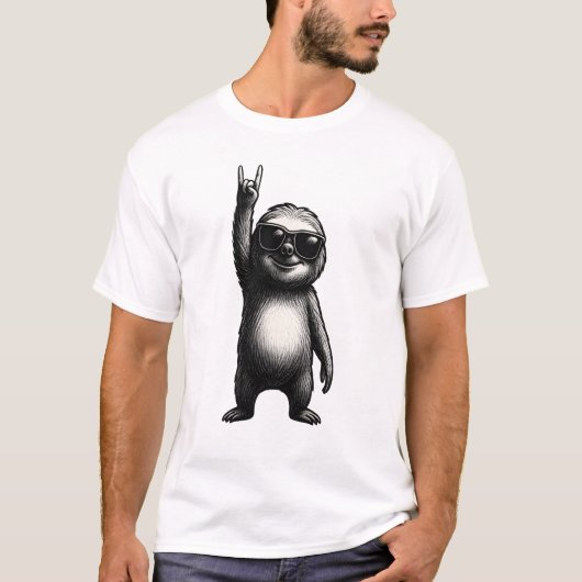 Luiaard Schommel Dans T-shirt (Voorkant)