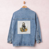 Luiaard Shirt Dieren Herfst Pompoen Denim Jacket (Hangar)