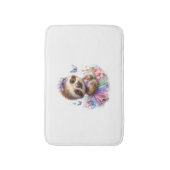 Luiaard Shirt Safari Rainbow Summer Badmat (Voorkant Verticaal)