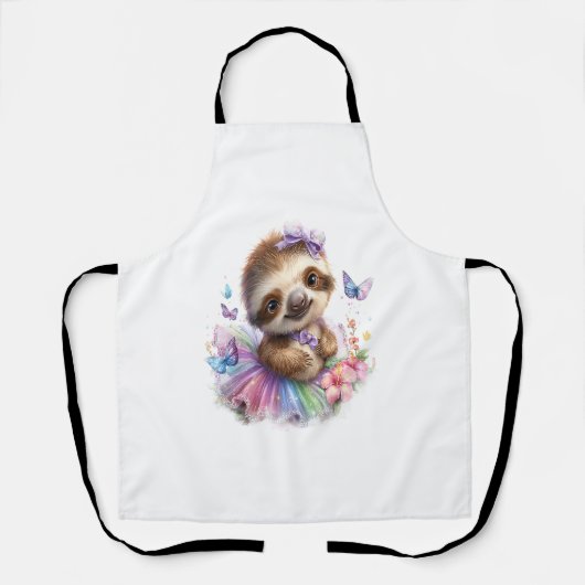 Luiaard Shirt Safari Rainbow Summer Schort (Voorkant)