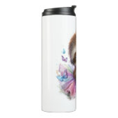 Luiaard Shirt Safari Rainbow Summer Thermosbeker (Gedraaid links)