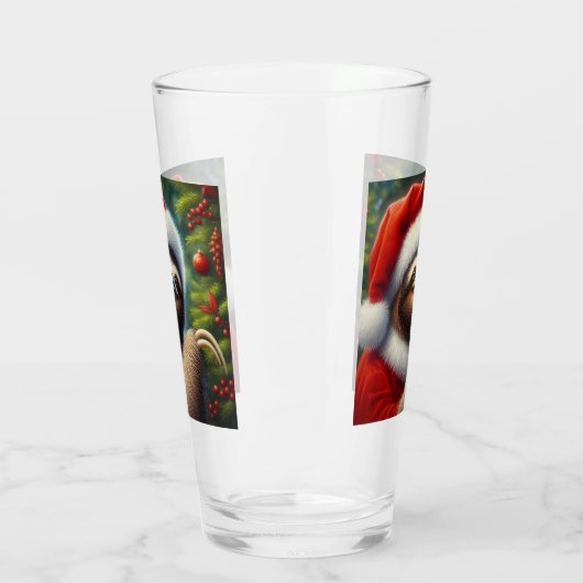 Luiaard Sinterklaas Glas (Links)