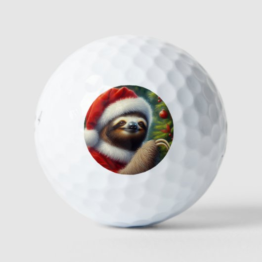 Luiaard Sinterklaas Golfballen (Voorkant)