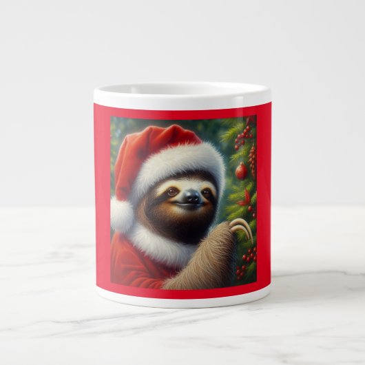 Luiaard Sinterklaas Grote Koffiekop (Voorkant)