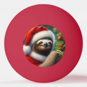 Luiaard Sinterklaas Pingpongbal (Achterkant)