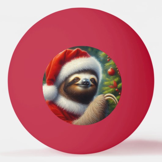 Luiaard Sinterklaas Pingpongbal (Voorkant)