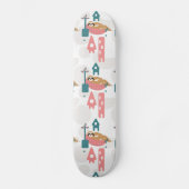 Luiaard Skateboard Meisjes Skate Deck (Voorkant)