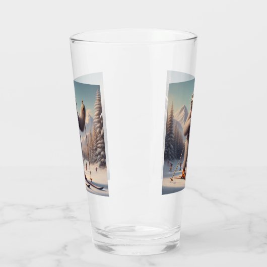 Luiaard skiën glas (Links)