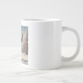 Luiaard skiën grote koffiekop (Rechts)