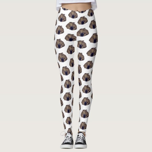 Luiaard, Slaapluiaard Hoofd Leggings (Voorkant)