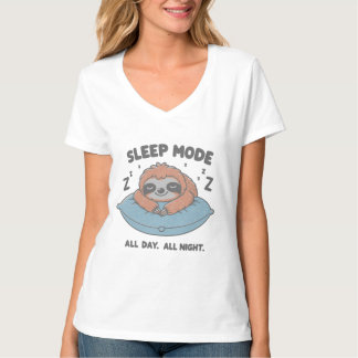 Luiaard Slaapstand Shirt, Grappig Lui T-shirt
