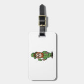 Luiaard St. Patrick's Day Iers Geluk Bagagelabel (Voorkant verticaal)