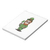 Luiaard St. Patrick's Day Iers Geluk Notitieblok (Linkerzijde)
