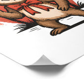 Luiaard Summer Beach Rocking Poster (Hoek)