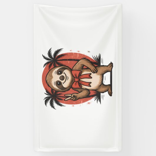 Luiaard Summer Beach Rocking Spandoek (Verticaal)