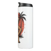 Luiaard Summer Beach Rocking Thermosbeker (Geroteerd rechts)