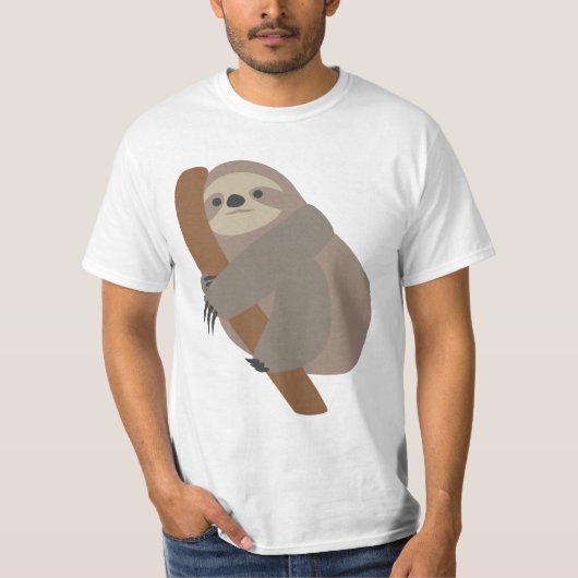 Luiaard T-shirt (Voorkant)