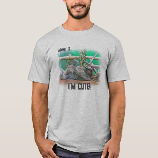 Luiaard T-shirt (Voorkant)