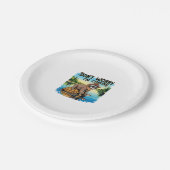 Luiaard T-shirt - Maak je geen zorgen dat ik kom Papieren Bordje (Gekanteld)