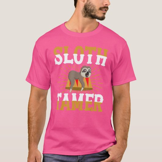 luiaard tamer carnaval kostuum circus acts t-shirt (Voorkant)