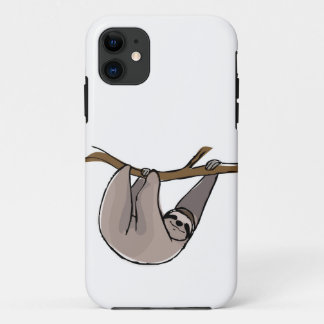 Luiaard telefoonhoesje iPhone 11 hoesje