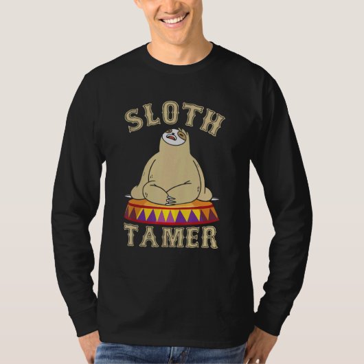 Luiaard Temmer Circus Ringmeester Kermis T-shirt (Voorkant)