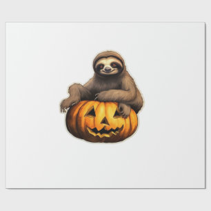 Luiaard thema halloween Oversized T-Shirt Cadeaupapier