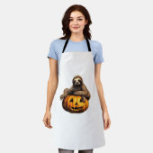 Luiaard thema Halloween Oversized T-Shirt Schort (Gedragen)